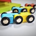 Squirrel Taxiway Wooden Car Race Track for children fun and learning Miniature Speeding Cars Ramp Racing Cars Orbital Cars Car Tower Track Zig Zag Race Track Flip Flop Car Educational Toy for Kid. 