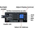 PCF8574 IIC I2C Serial Interface Adaptor Module I2C LCD Module For Arduino In Pakistan. 