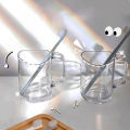 Light Mouthwash Cup Couples Toothbrush Cup Children's Washing-up Cup Clear Style. 