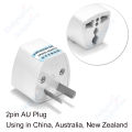 1pc Universal AU Plug Adapter EU European US American UK To 3 / 2 Pin Australia Travel Power Adapter Plug Socket Electric Outlet. 