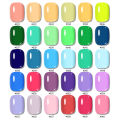 Gairriy 15ml Gel Nail Polish 60 Colors Glitter Soak Off UV LED Semi-Permanent Varnish Nail Art Salon Nail Polish. 