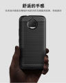 lthmy for Motorola Moto G5S Plus Case Carbon Fiber TPU Soft Silicone Back Cover Armor Phone Case Casing. 
