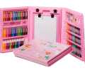 BEAUTIFUL COLOURS KIT 208PCS STATIONERY SET FOR KIDS/ STATIONERY FOR KIDS. 