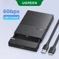 UGREEN HDD Case 2.5 Hard Drive Enclosure USB Type C SATA 5Gbps for SSD HDD 9.5 7mm External Hard Drive Disk Case Support UASP. 