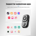FantasyGoods Mini Wireless Bluetooth-compatible Remote Shutter Controller Button Self-timer Camera Stick Shutter Release Phone Page Turning Controller. 