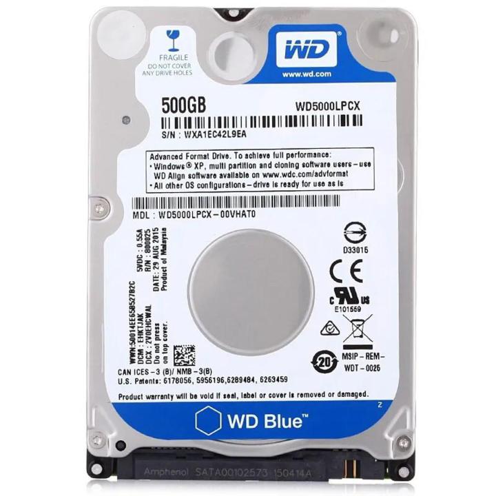 HardDisk 500GB For Laptop | 100% health| compatible in every Computer| with 1 week warranty