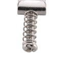 30X Guitar Bridge Saddles Roller Tremolo for Fender Strat Stratocaster Tele Telecaster Electric Guitar Silver. 