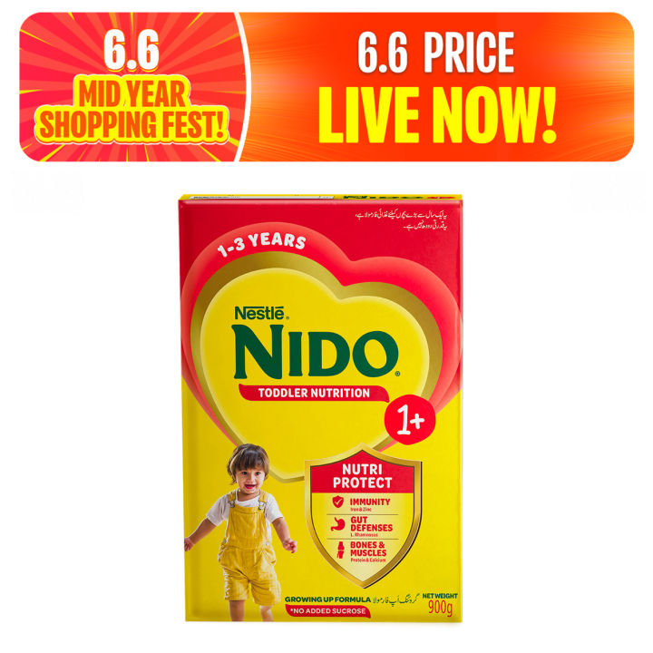NESTLE NIDO Growing up Formula 1+ Powder 900gm