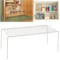 Metal Wire Inside  Cabinet Divider  Kitchen Jar Bottles Storage Rack Shelf Organizer. 
