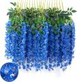 Artificial Wisteria Hangings For Decoration, Wadding & Assorted Event Luminous Romantic and Aesthetic Look for Room and Party Decoration-Indoor and Outdoor-Main Door. 