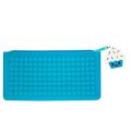 Silicone Pencil Box Attached to a Scented Character Pen Case Pencil Bag, Storage Pouch - Blue. 