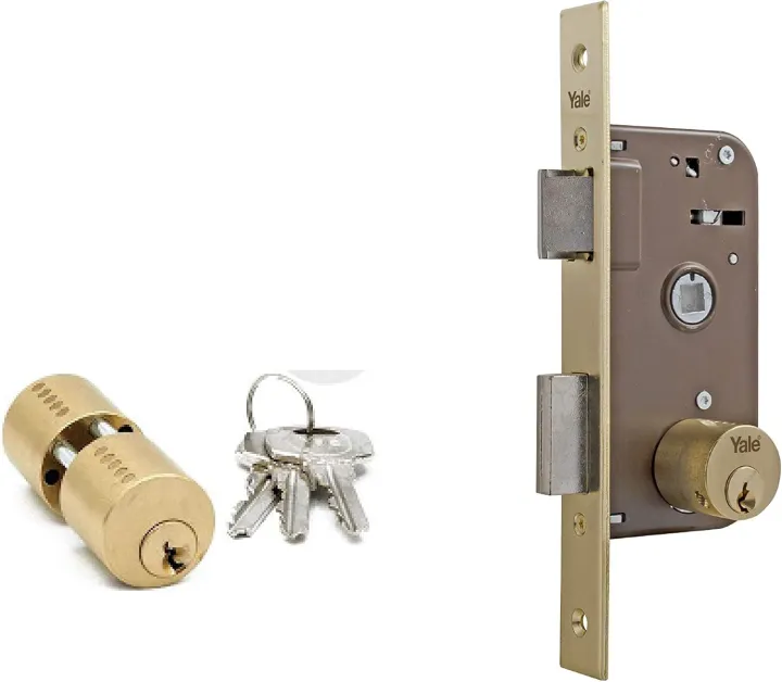 Azbe 50/70 Cylinder door lock Yale Type Pin Tumbler High Security door ...