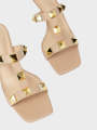 Unze London Women "BEYYINA" Stylish Decorated Sandals For Women - Sandals For Women. 