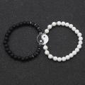 Couple Bracelets Exquisite Fine Workmanship Chinese Style Tai Chi Adjustable Unisex Bracelets for Dating. 