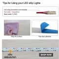 12V LED Strip Lights, 240 LEDs/M, 5meter  16.4 ft LED Light Strip 2835 IP20 LED Tape Lights Super Bright for Bedroom, Shelf Kitchen Decoration. 