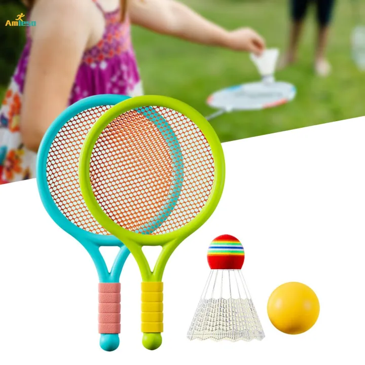 Kids%20Badminton%20Tennis%20Set%20Game%20Tennis%20Racquets%20Set%20for%20Beach%20Toys%20Girls%20-%20Image%204