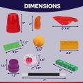 Magic Trick for Kids Magic Set with Over 35 Tricks Made Simple Magician Pretend Play Set with Wand & More Magic Tricks - Easy to Learn Instruction Manual. 
