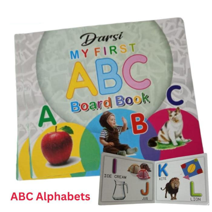 My First ABC Board Book for Kids Learning "Capital English Alphabets" Premium Quality Books for Kids