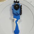 Blue Burst Beyblade Ripcord/String Bey Two Way Wire Handle Launcher Grip Starter. 