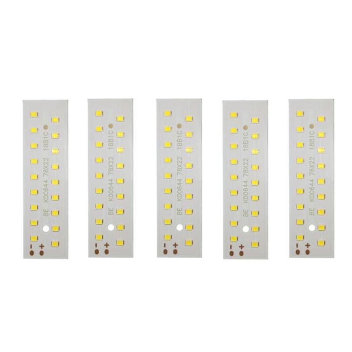 5PCS Led Bar Super Bright White Light 4V 18 LED SMD Strip Light