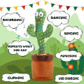 Dancing Cactus Toy Talking Cactus Plant (Green). 