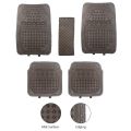 UNIVERSAL CARBON FIBER CAR FLOOR MAT 999 5PCS FITS FOR ALL CARS | Genuine Fitting Mat for All Cars | Anti Slip Car Floor Mats. 