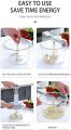 Best Quality Manual Push Chopper Machine with 3X blades – 1.5 ml Multi-Function Food Processor – Perfect for slicing, dicing and chopping.. 