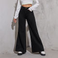 Highwaist Black Wide Leg Denim Jeans for Women - Stylish, Comfortable, Flattering Fit. 