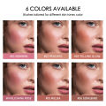 BataBata QIBEST 6 Color Blush Makeup Palette Red Rouge Lasting Natural Cream Cheek Contour Blusher Korean Comsmetic Cheek Tint Face Blush. 