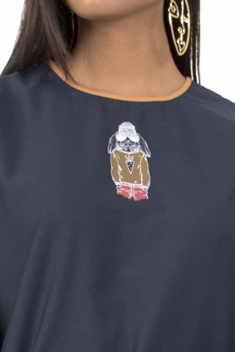 EGO%20Fall%20Collection%202019%20%20Cool%20Rabbit%20%20Navy%20Cotton%20Kurti%20For%20Women%20-%20Image%204