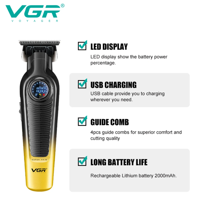 VGR%20Hair%20Trimmer%20Professional%20Trimmers%20Barber%20Cordless%20Clippers%20Electric%20Hair%20Cut%20Machine%20LED%20Hair%20Trimmer%20for%20Men%20V-996%20V-196%20-%20Image%203