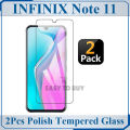 Infinix Note 11 Polish Glass Screen Protector For Infinix Note 11 - 2Pcs. 