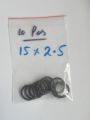 10 Pcs O-Ring 15X2.5 - Inner Dia: 15mm X Thickness: 2.5mm and Outer Diameter: 20mm ORing. 