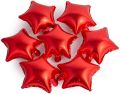 Royal Happy Anniversary Decoration Kit Combo-1 Happy anniversary  Banner, 2 Star Foil Balloon, 2 Heart Foil Balloon, 5 Confetti Balloon and 30 Pcs shining  Balloons (depend on  Theme)Party Room Decoration Combo Set/Couple Wedding Marriage Celebration, Red. 