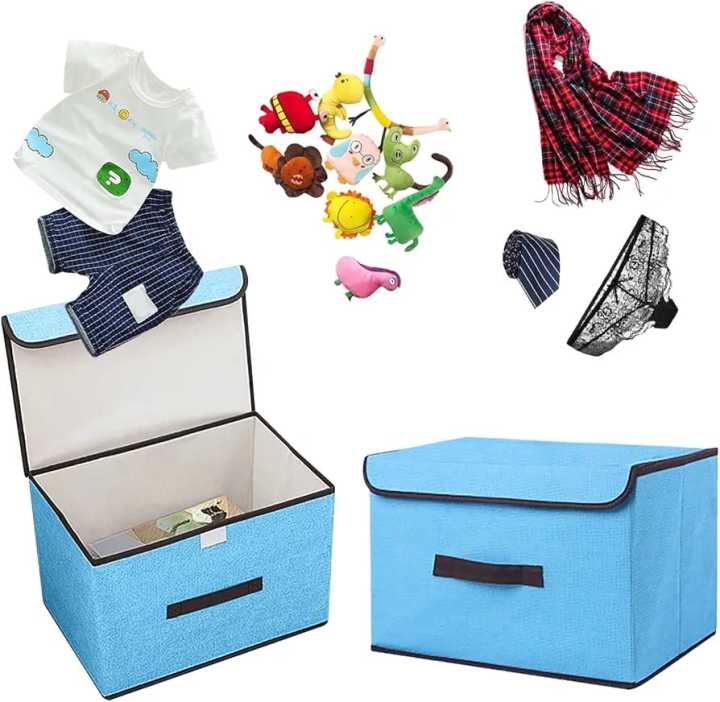 Home%20Fabric%20Folding%20Storage%20Storage%20Box%20With%20Lid%20Dustproof%20Portable%20Box%20Clothing%20Sundries%20Multifunctional%20Storage%20Box%20-%20Image%205