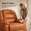 Sereno Life Recliner Sofa First Class, 360-Degree Swivel Base, Full Back & Leg Support & 3-in-1 Functionality. 