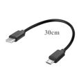 30cm/100cm Type C to Micro USB Cable USB-C Male to Micro USB Male Cable For Phone. 