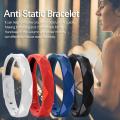 Infrared Negative Ions Wristband Anti Static Silicone Sports Bracelets Waterproof Lovers Bracelet Anti Fatigue Rubber Silica Gel. 