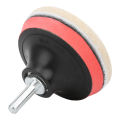 Car Windscreen Glass Scratch Remover 100g Oxide Powder Polishing Kit Wheels Set Polish Pads. 