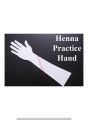 High Quality Acrylic Plastic Henna Mehndi Long Hand Templates for practice. 