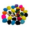 POP OF FUN PACK MULTICOLOR POM POMS IN ADORABLE 1-INCH SIZE. 