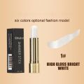 High Gloss Stick Face Brightening Rotary Small Gold Tube Concealer Pearl Gloss Dressing Stick Three Color Makeup Contour Correct. 