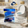 10 Pcs Toilet Cleaner Tablets Powerful WC Cleaning Fresh Fragrance Easy To Use. 