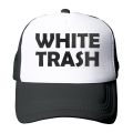 【LuckyBabyFans Store】White Redneck Ghetto USA - Adult Trucker Cap Hat. 