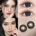 【HOT】 UYAAI Color Contact Lenses For Eyes Annual Colored Black Lenses 1Pair Eye Contacts Pupils Color Lens Natural Eyes Contact Lens. 