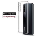 lthmy for Vivo Y20 2021 V2043 Flexible Soft Matte Black Crystal Clear Phone Case Silicone Protective Back Cover. 