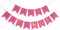 Happy birthday decoration set ( 1 x pink banner - 1 x gold curtain 6 feet length 3.5 feet width - 50 balloons white -pink & gold )- Birthday decorations- party decorations- wedding- bridal shower- pink theme set. 