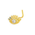 Qingwen  European and American Copper Inlaid Zircon Navel Stud Butterfly Love Crown Moon Shape Studded with Water Drop Zircon Bee Belly Ring Piercing Jewelry Cross-Border. 