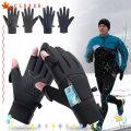 CLEVER Winter Gloves, Waterproof Non-Slip Motorcycle Ski Climbing Gloves, Keep Warm with Pockets Windproof Cycling Gloves Outdoor Sports. 