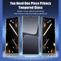 For infinix Hot 50 Pro Plus 4G Pro+ Tempered Glass 2 in 1 Anti-peeping Privacy Protection Screen Protector Anti Spy Glass With Bakc Film And Camera Lens Protector. 